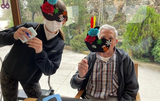 Carnestoltes a la residència Torreblanca