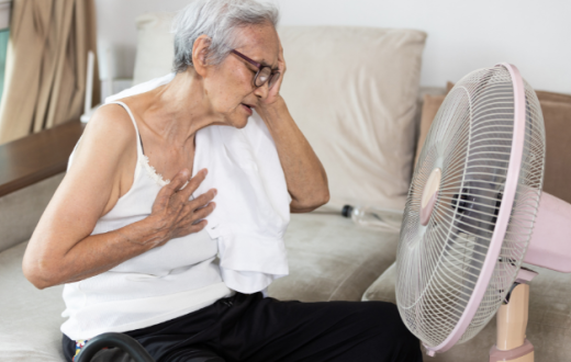 la calor i les persones grans