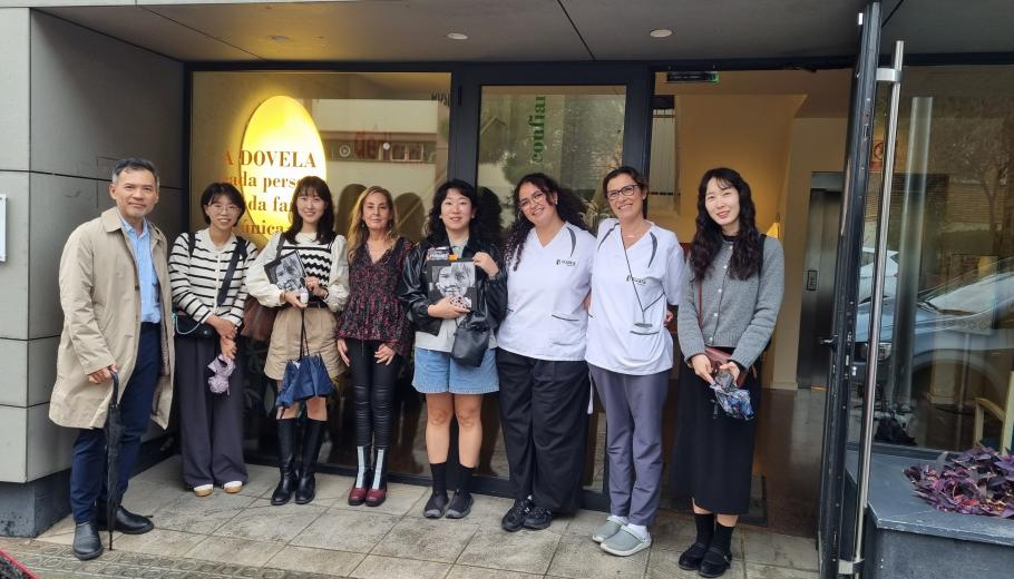 delegació coreana dovela suara horta