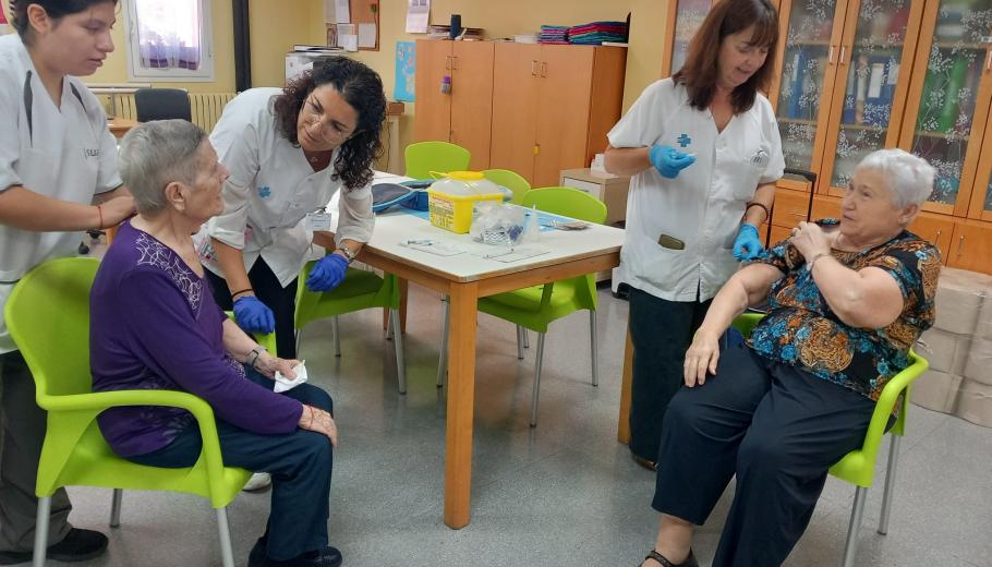 vacunació centre de dia Trinitat Vella