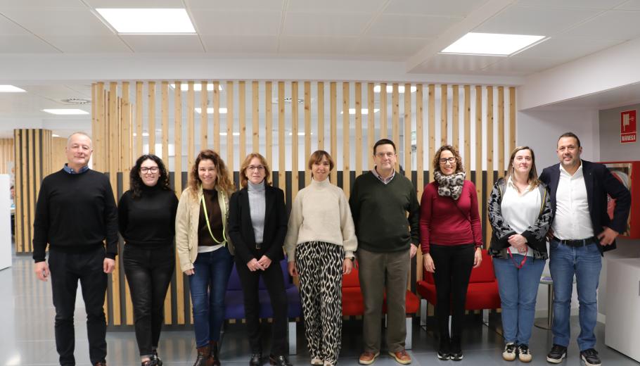 Visita de l’Agència Integrada Social i Sanitària a Suara Cooperativa
