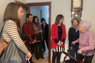 Visita a casa de persona atesa al SAD