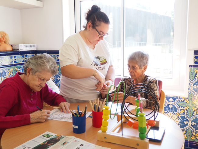 persones grans en una residència