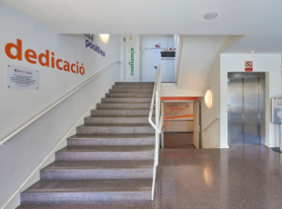 Comedor de la residencia Dovela en Barcelona