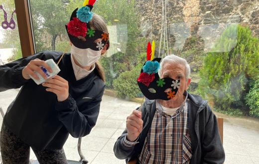 Carnestoltes a la residència Torreblanca