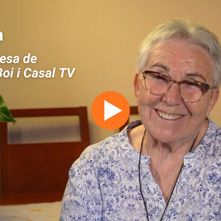 Testimonio de Manuela, usuaria del SAD de Sant Boi y de Casal TV